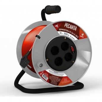Удлинитель силовой на катушке РЕСАНТА СУ-3х1,5-30/2 Удлинитель силовой на катушке РЕСАНТА СУ-3х1,5-30/2